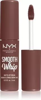 Шелковистая губная помада с разглаживающим эффектом NYX Professional Makeup Smooth Whip Matte Lip Cream, 17 Thread Count 4 ml