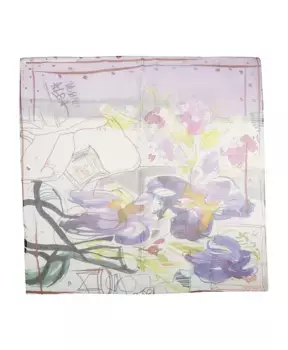 Шелковистые шарфы Massimo Alba, белый