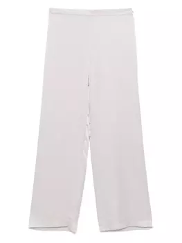 Шелково-атласные брюки IRO, серый