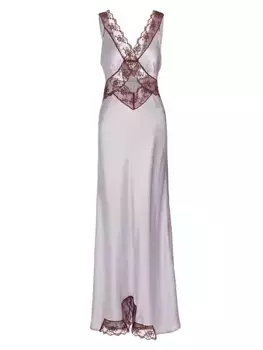 Шелковое атласное платье Reflexin Aries Sir., цвет lilac