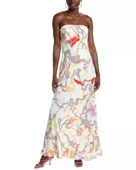 Шелковое макси-платье Joie Brynne, белый