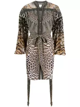 Шелковое платье Call of the Cathedral Camilla, коричневый