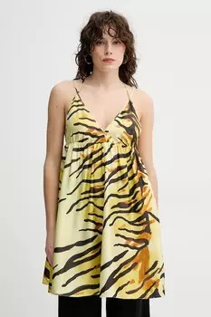 Шелковое платье CEIL Nanushka, желтый