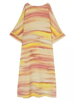 Шелковое платье макси в полоску Cillia Loro Piana