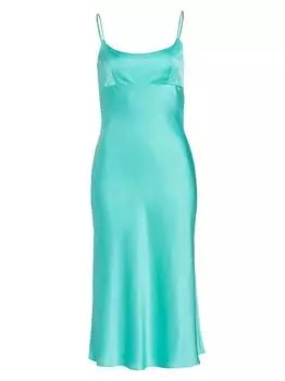 Шелковое платье миди с завязками на спине Breeze Amanda Uprichard