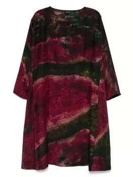 Шелковое платье миди YAVI, розовый