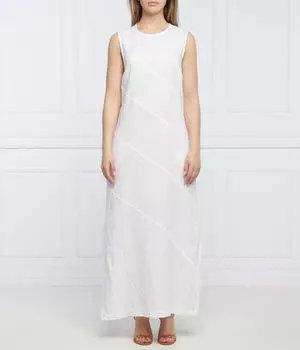 Шелковое платье Peserico, белый