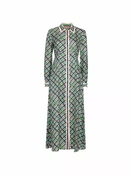 Шелковое платье-рубашка Gucci