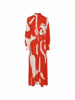 Шелковое платье-рубашка Kiton