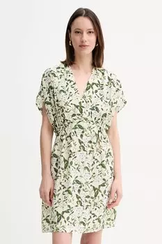 Шелковое платье Weekend Max Mara, бежевый