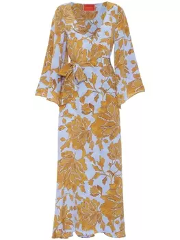 Шелковое платье Wrap La DoubleJ, желтый