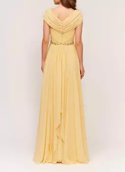 Шелковое шифоновое платье Grace с пчелиным воском Jenny Packham