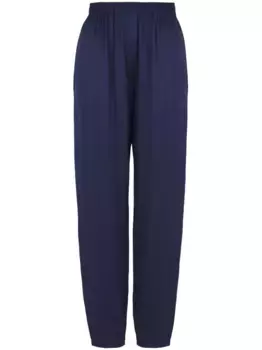 Шелковые брюки GIORGIO ARMANI, синий