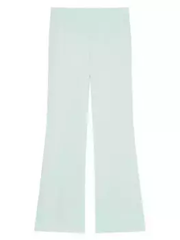 Шелковые брюки-клеш Givenchy, цвет mint green