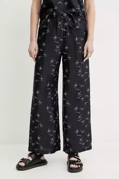 Шелковые брюки Mm, темно-синий