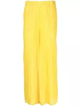 Шелковые брюки палаццо Alysi, желтый