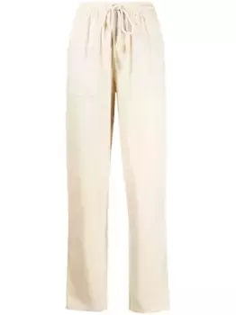 Шелковые брюки Viamao широкого кроя MARANT TOILE, нейтральный