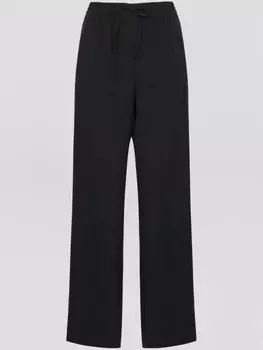 Шелковые брюки Yves Salomon, черный