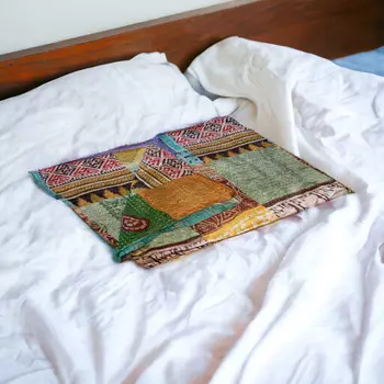 Шелковые разноцветные пледы размером 60 x 90 дюймов Homezia, цвет Multicolored