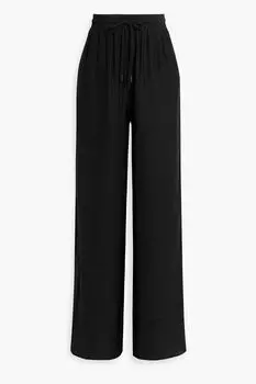 Шелковые широкие брюки ATM ANTHONY THOMAS MELILLO, черный