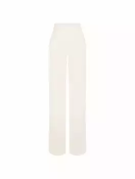 Шелковые широкие брюки Valentino Garavani, белый