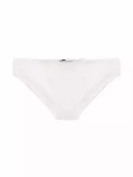 Шелковые трусы с кружевом Dolce&Gabbana, белый