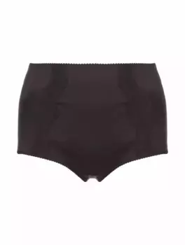 Шелковые трусы с кружевом Dolce&Gabbana, черный