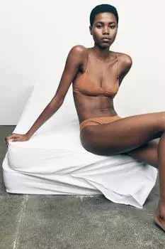 Шелковые трусы ZARA, цвет Oranges