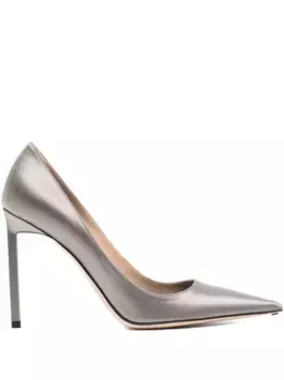 Шелковые туфли TOM FORD, серый