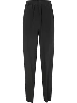 Шелковые зауженные брюки PierAntonioGaspari, черный