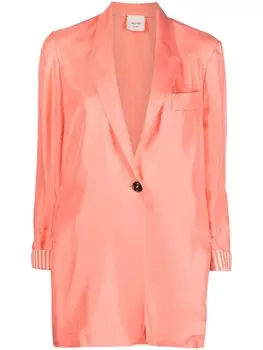 Шелковый блейзер Alysi, оранжевый
