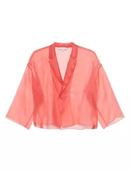 Шелковый блейзер Antonelli, красный