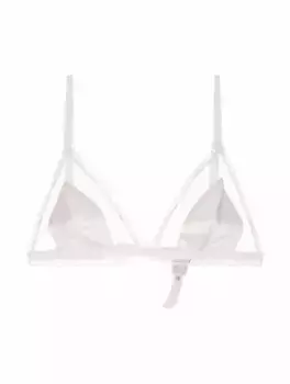 Шелковый бюстгальтер Dolce&Gabbana, белый