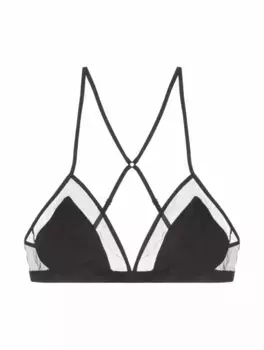 Шелковый бюстгальтер Dolce&Gabbana, черный