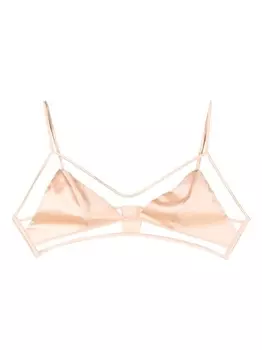 Шелковый бюстгальтер Peep Show Kiki de Montparnasse, розовый