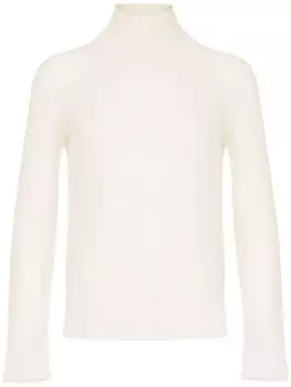 Шелковый джемпер Maison Margiela, нейтральный цвет