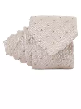 Шелковый галстук Andrew James, бежевый