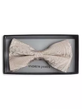 Шелковый галстук-бабочка Andrew James, золотой