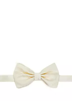Шелковый галстук-бабочка цвета экрю Dolce&Gabbana