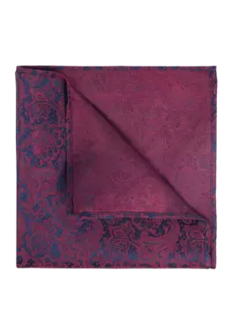 Шелковый галстук-бабочка Monti, темно-красный