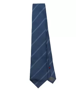 Шелковый галстук Brunello Cucinelli, синий