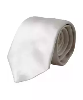 Шелковый галстук для мужчин Dolce & Gabbana, белый