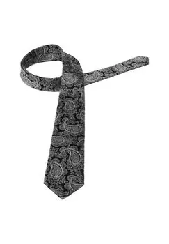Шелковый галстук ETERNA, черный