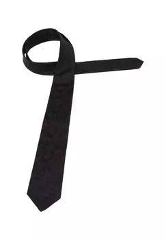 Шелковый галстук ETERNA, черный