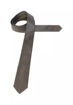 Шелковый галстук ETERNA, охра