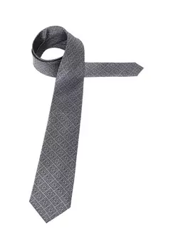 Шелковый галстук ETERNA, серебряный