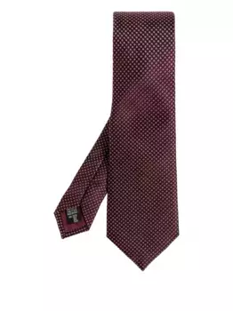 Шелковый галстук GIORGIO ARMANI, красный