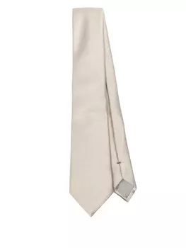 Шелковый галстук Giorgio Armani, нейтральный