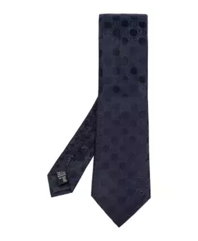 Шелковый галстук Giorgio Armani, синий