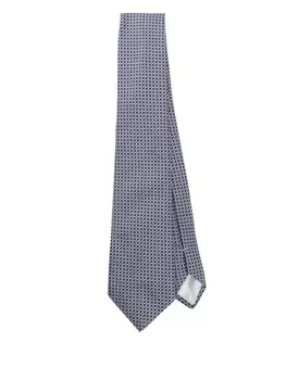 Шелковый галстук Giorgio Armani, синий